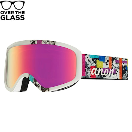 Snowboard Goggles Anon Insight bouquet | pink sq 2017 - 1