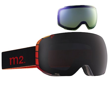 Snowboardové brýle Anon M2 pollard pro | dark smoke+blue lagoon 2016 - 1