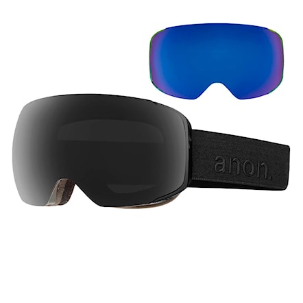 Snowboard Goggles Anon M2 smoke | dark smoke+blue lagoon 2017 - 1