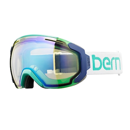Snowboardové okuliare Bern Juno white/teal | yellow light mirror m 2017 - 1