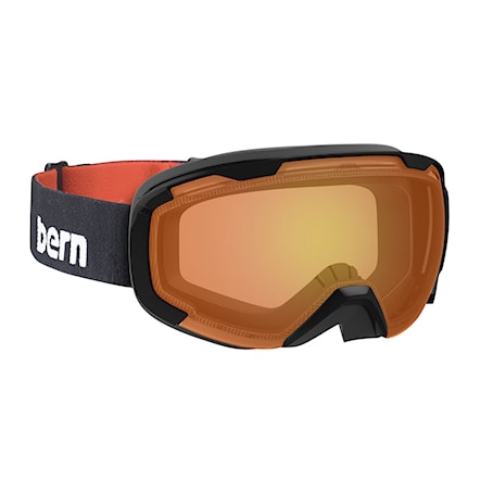 Snowboardové brýle Bern Sawyer black/red | orange light mirror 2016 - 1