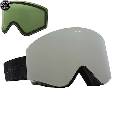 Snowboardové okuliare Electric Egx gloss black | bronze/silver chrome+light green 2016 - 1