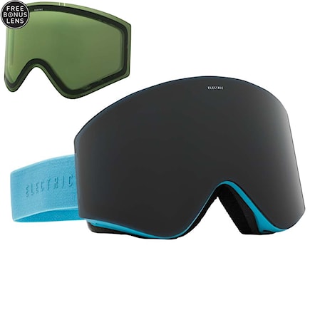 Snowboardové brýle Electric Egx light blue | jet black+light green 2016 - 1