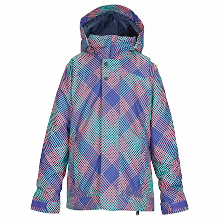 Snowboard Jacket Burton Girls Elodie checkers print 2015 - 1