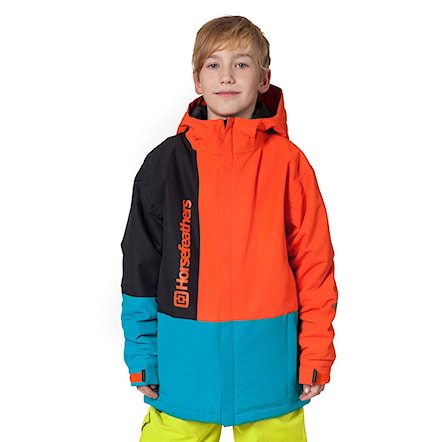 Snowboard Jacket Horsefeathers Taylor Kids orange 2016 - 1