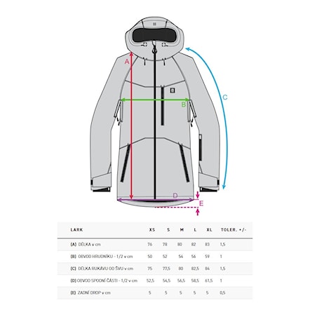 Kurtka snowboardowa Horsefeathers Lark black 2026 - 3