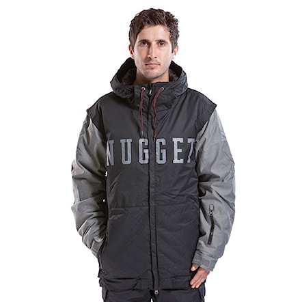 Bunda na snowboard Nugget Shepard Ins black/charcoal grey 2015 - 1