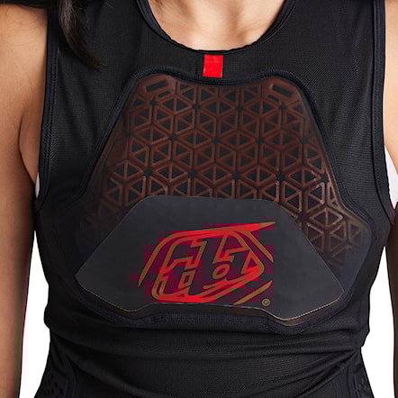 Bike Back Protector Troy Lee Designs Stage Ghost D3O Vest Baselayer solid black - 10