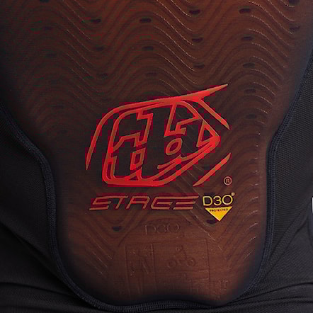 Bike Back Protector Troy Lee Designs Stage Ghost D3O Vest Baselayer solid black - 12