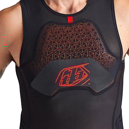 Bike Back Protector Troy Lee Designs Stage Ghost D3O Vest Baselayer solid black - 13