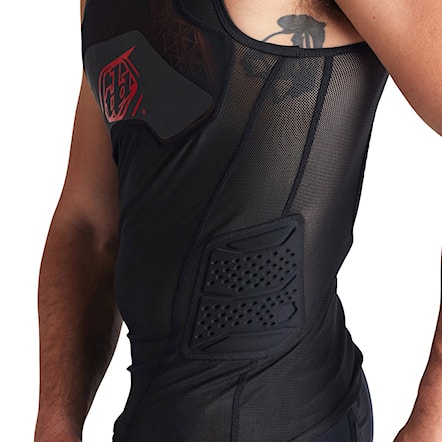 Bike Back Protector Troy Lee Designs Stage Ghost D3O Vest Baselayer solid black - 15