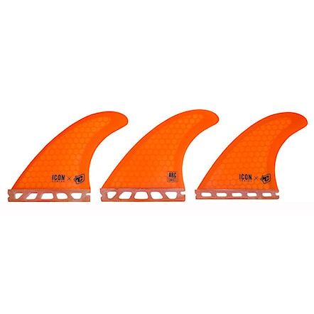 Surfboard Fins Creatures Arc Icon Future orange - 1