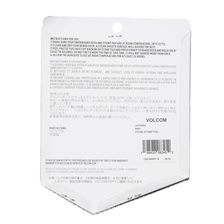 Grip na snowboard Volcom Stone Stomp Pad black white - 2