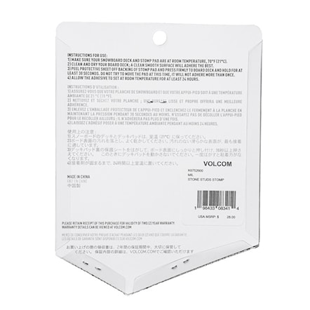 Grip na snowboard Volcom Stone Studs Stomp military - 2
