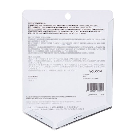 Grip na snowboard Volcom Stone Studs Stomp pink - 2