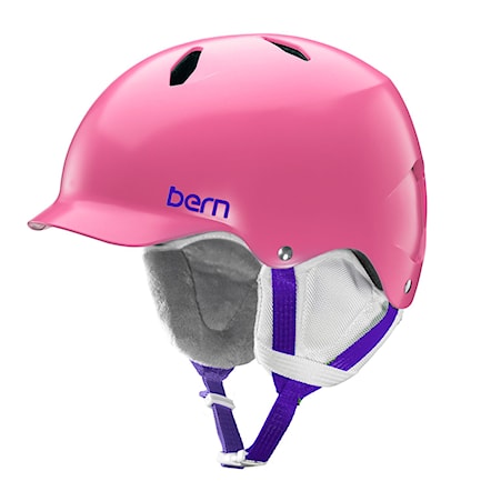 Snowboard Helmet Bern Bandita satin pink 2016 - 1
