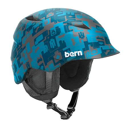 Snowboard Helmet Bern Camino matte blue camo 2016 - 1