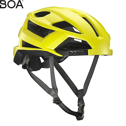 Bike Helmet Bern FL-1 gloss neon yellow 2021 - 1