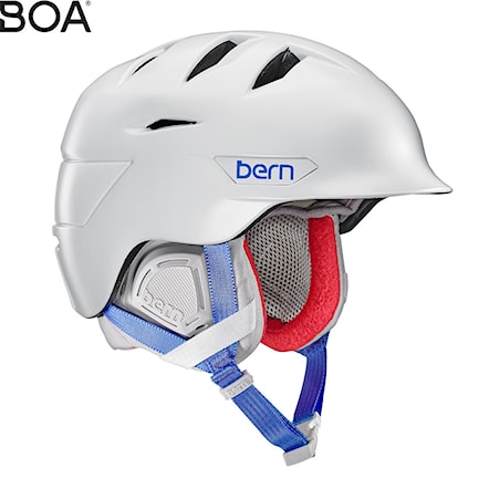 Snowboard Helmet Bern Hepburn satin white 2017 - 1