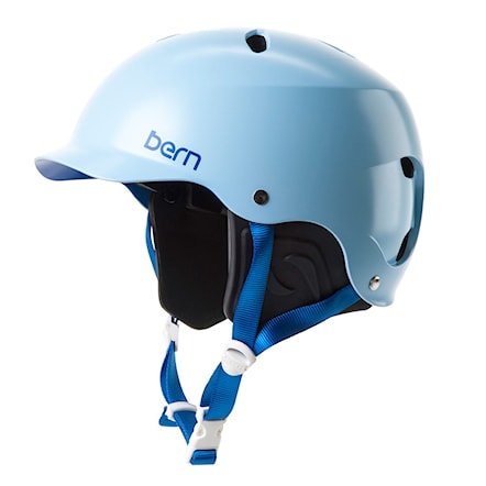 Skateboard Helmet Bern Lenox H2O satin light blue 2016 - 1