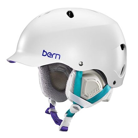 Snowboard Helmet Bern Lenox satin white 2016 - 1