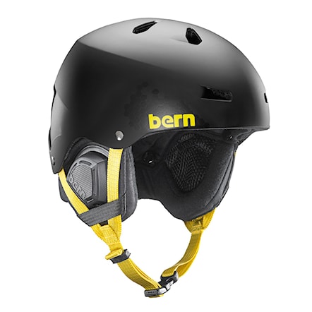 Snowboard Helmet Bern Macon matte black wu-tang 2016 - 1