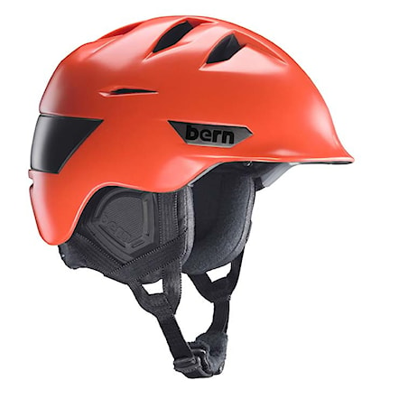 Snowboard Helmet Bern Rollins satin orange 2015 - 1