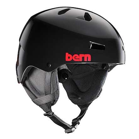 Snowboard Helmet Bern Team Macon gloss black henrik harlaut 2017 - 1