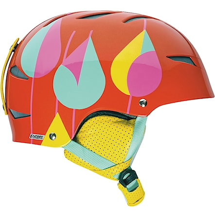 Snowboard Helmet Giro Encore 2 orange tulips - 1