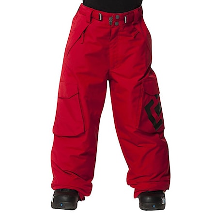 Kalhoty na snowboard Horsefeathers Gruis Kids red 2014 - 1