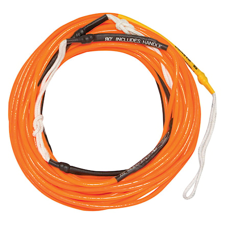 Lano na wakeboard Hyperlite Silicone X-Line neon orange 2015 - 1