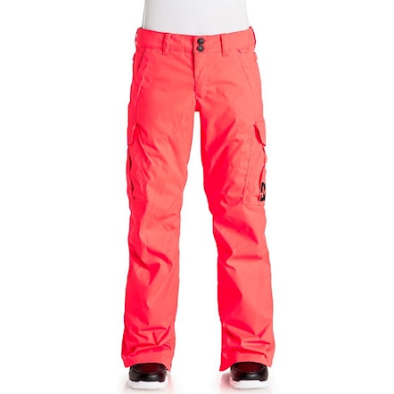 Nohavice na snowboard DC Ace fiery coral 2017 - 1