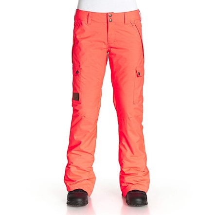 Kalhoty na snowboard DC Recruit fiery coral 2016 - 1