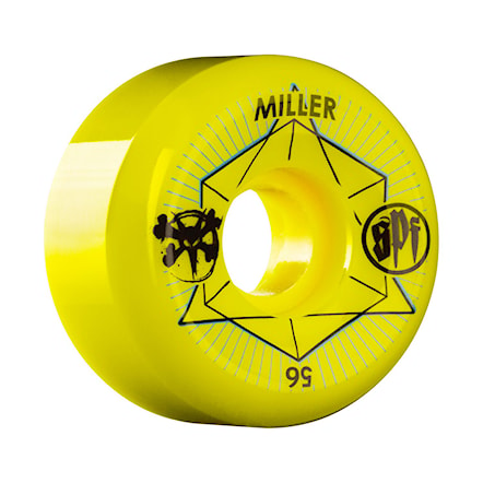 Skateboard kolečka Bones Spf Miller Inner Ii yellow 2016 - 1