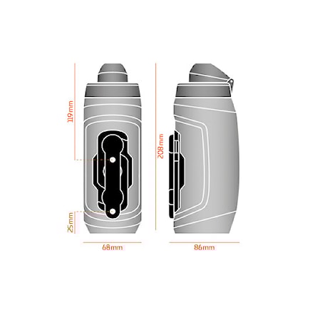 Bidon do roweru Fidlock Bottle Twist 590 Set blue - 3