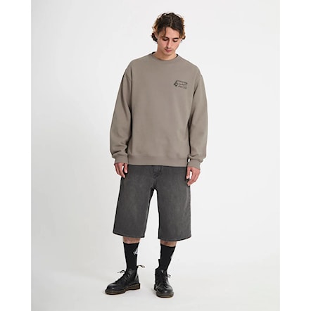 Mikina Volcom Workwear Crew brindle 2026 - 8