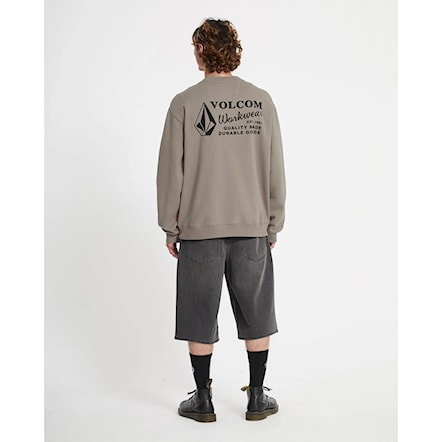 Mikina Volcom Workwear Crew brindle 2026 - 9