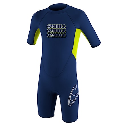 Wetsuit O'Neill Reactor Toddler Spring navy/lime 2016 - 1