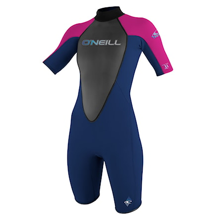 Wetsuit O'Neill Wms Reactor 2Mm S/s Spring navy/punk pink/navy 2016 - 1