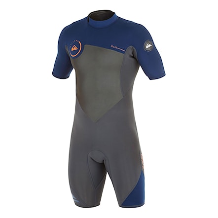 Wetsuit Quiksilver Syncro 2/2 Bz Ss Spring graphite/ink blue 2016 - 1