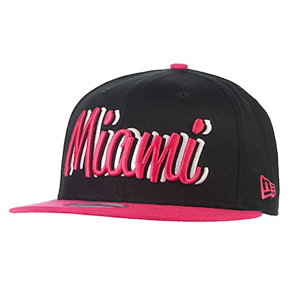 Kšiltovka New Era Miami Marlins 9Fifty Candy Scri. black/pink 2014 - 1