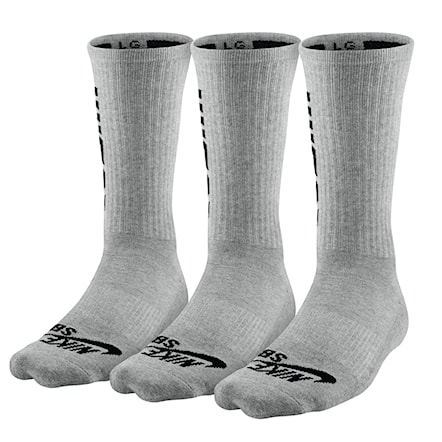 Socks Nike SB Crew dk grey heather/black 2015 - 1