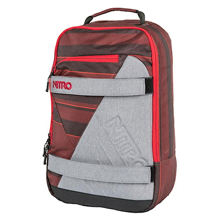 Backpack Nitro Axis red stripes 2016 - 1
