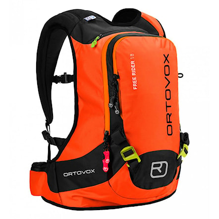 Backpack ORTOVOX Free Rider 18 crazy orange 2017 - 1