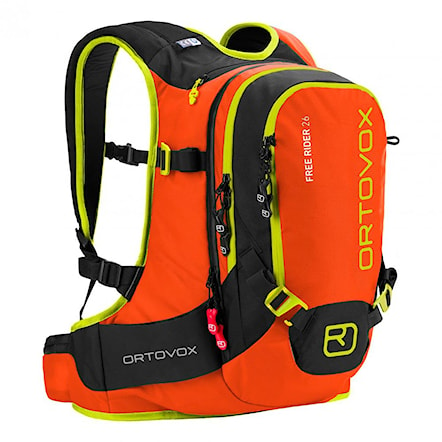 Backpack ORTOVOX Free Rider 26 crazy orange 2017 - 1