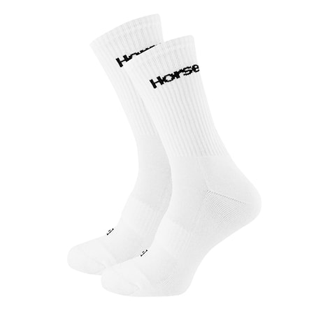 Ponožky Horsefeathers Delete Premium white 2016 - 1