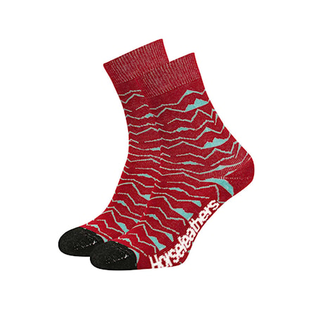 Socks Horsefeathers Severe red 2017 - 1