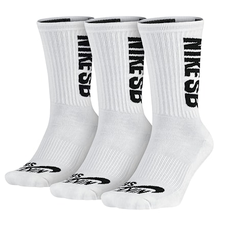 Ponožky Nike SB Crew white/black 2016 - 1
