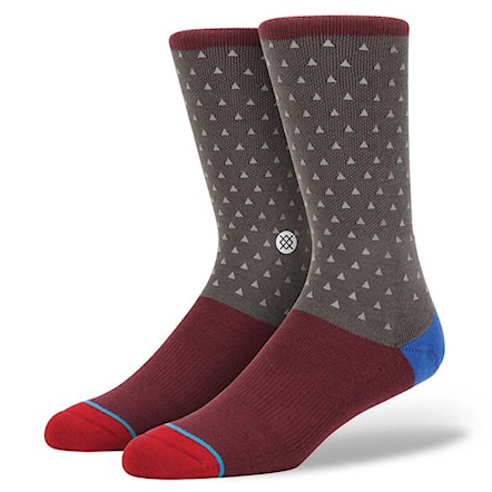 Ponožky Stance Peterson burgundy 2015 - 1