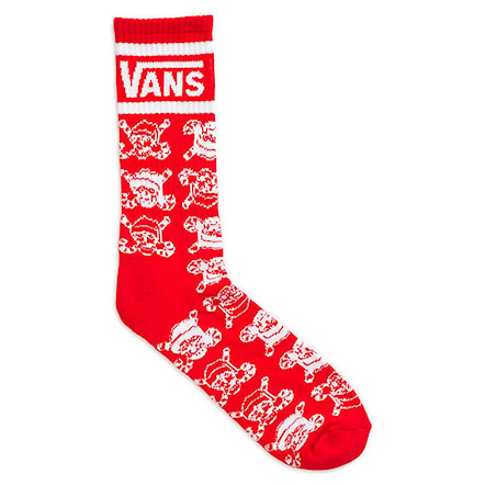 Ponožky Vans Holiday Crew racing red 2016 - 1